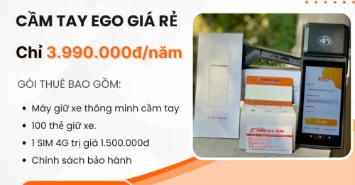 Các quyền lợi có trong gói thuê máy giữ xe cầm tay Ego